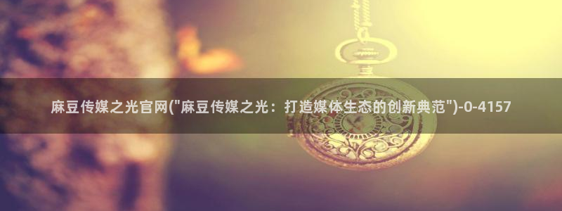 麻豆视频文章描述