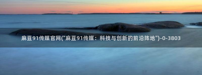 麻豆视频文章内容